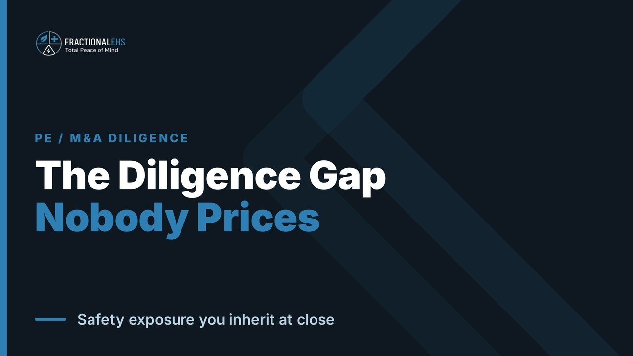 The Diligence Gap Nobody Prices